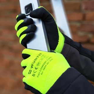 Reflexné pracovné rukavice WURTH FLEXCOMFORT COOL sú to pravé pre chladnejšie dni. Nakúpite na www.xrukavice.sk #xrukavice...